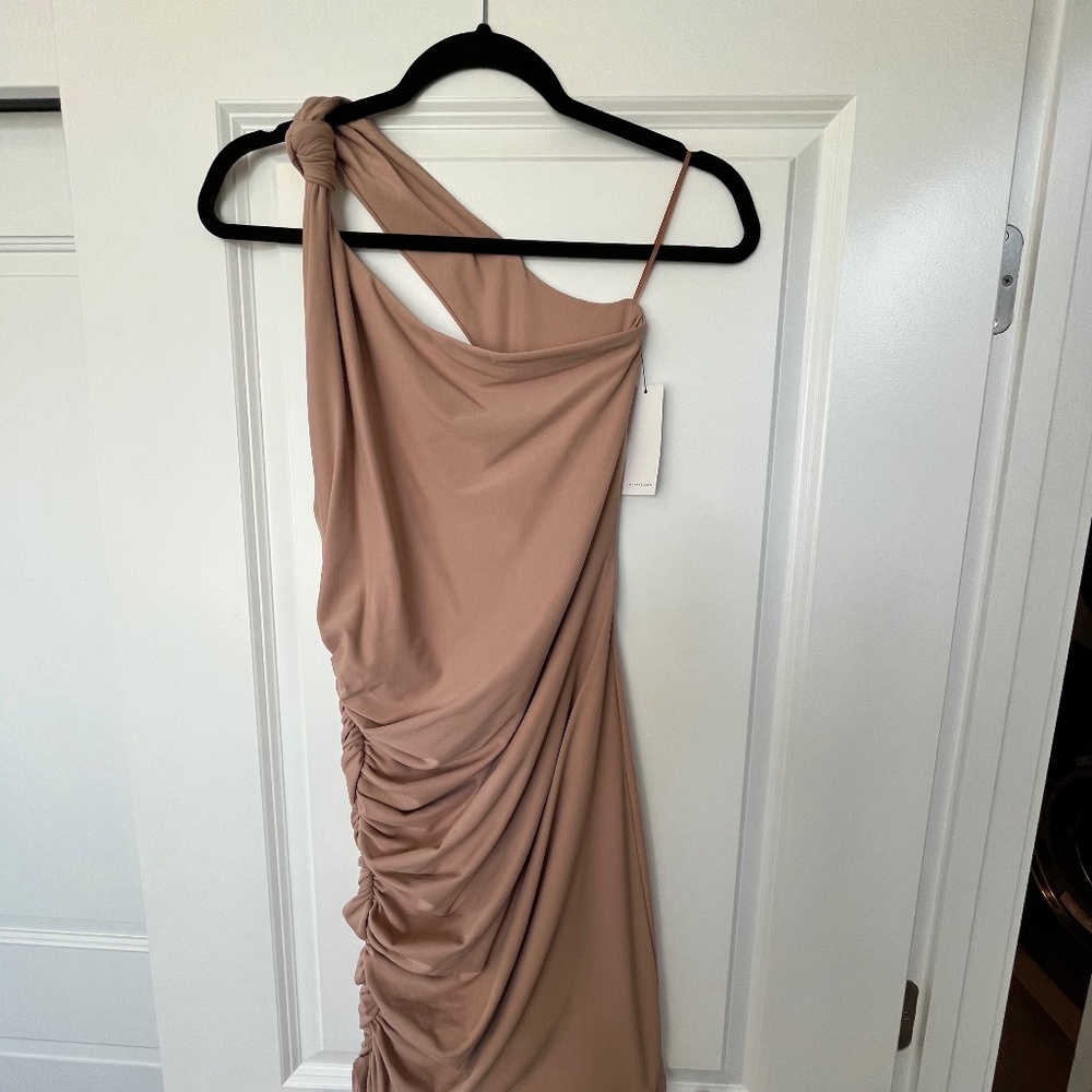 Celeste Mini Dress in Sand ALIX NYC Size M